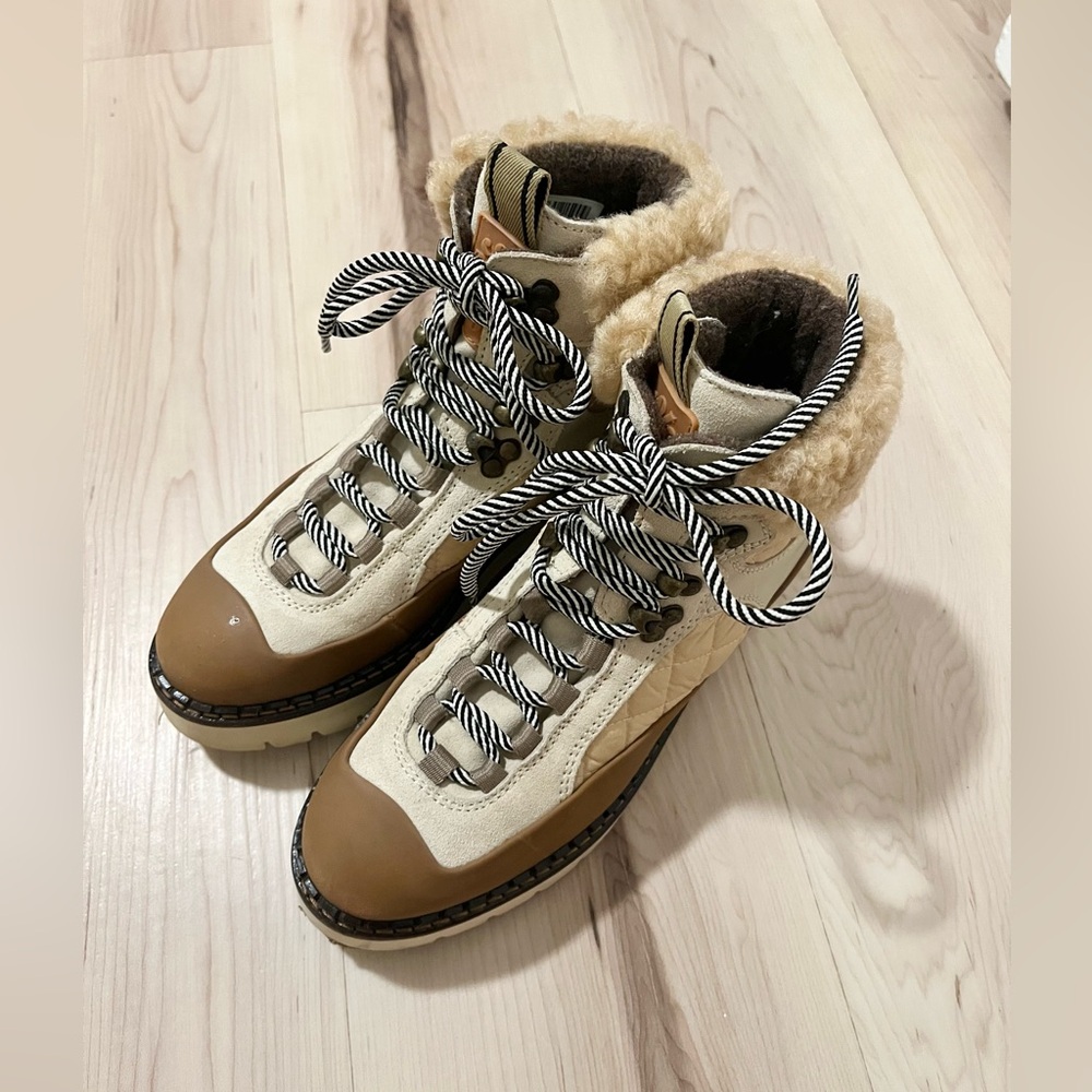 Scotch and Soda Olivine Wool Lace Up Boots - Picture 4 of 14